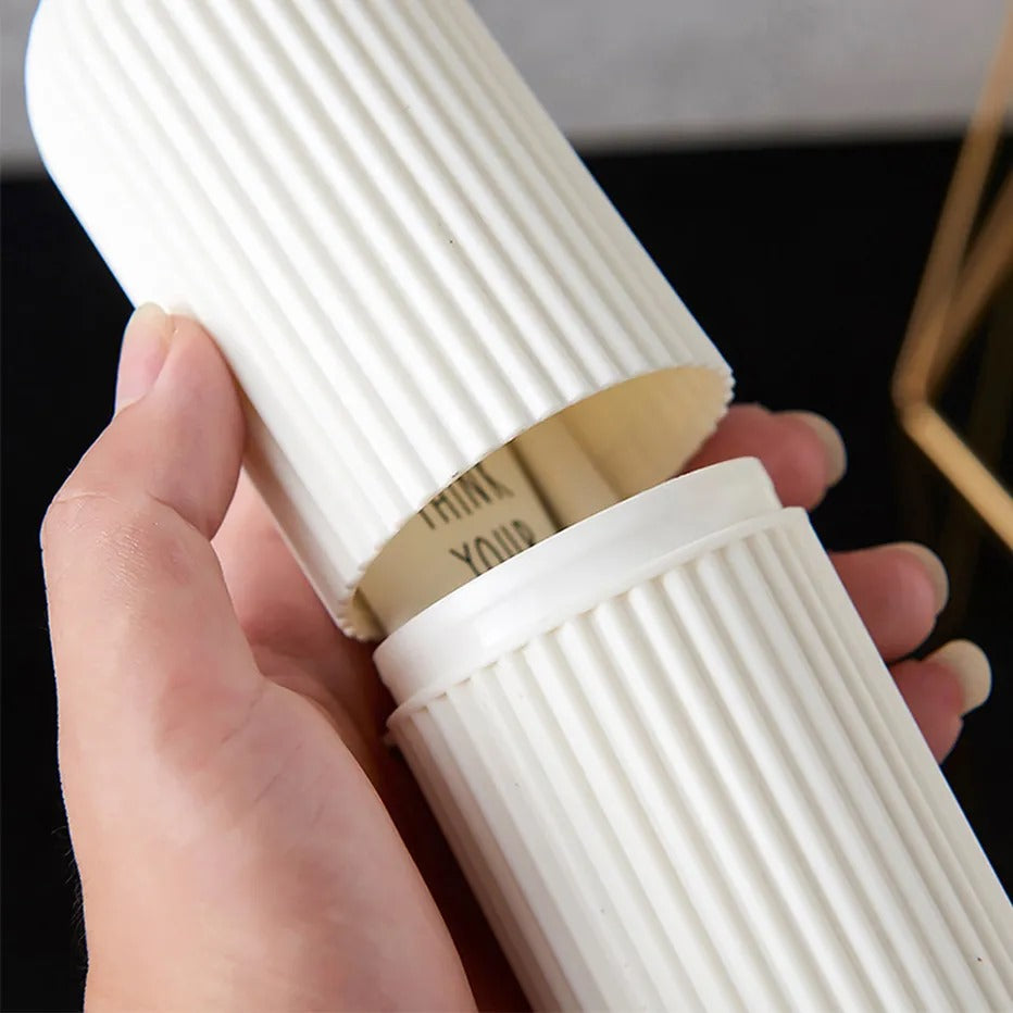 Portable Travel Cosmetic/Toothbrush Case