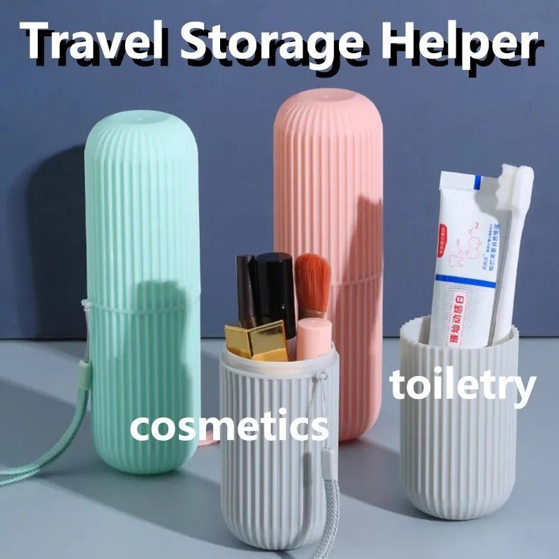 Portable Travel Cosmetic/Toothbrush Case