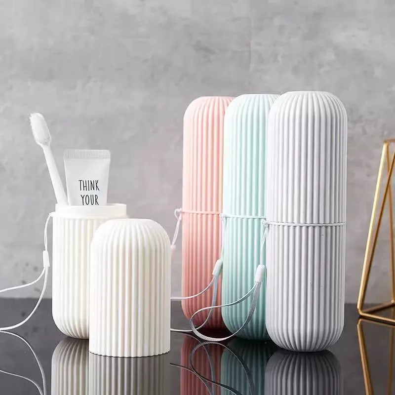 Portable Travel Cosmetic/Toothbrush Case