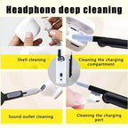 7-in-1 Multifunctional Electronic Cleaning Kit – Retractable Keyboard Brush, Earbud Cleaning Pen & Screen Wipe Set for Laptops, AirPods & Tech