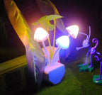 LED Mushroom & Flower Night Light – Plug-in Sensor Bedside Wall Lamp
