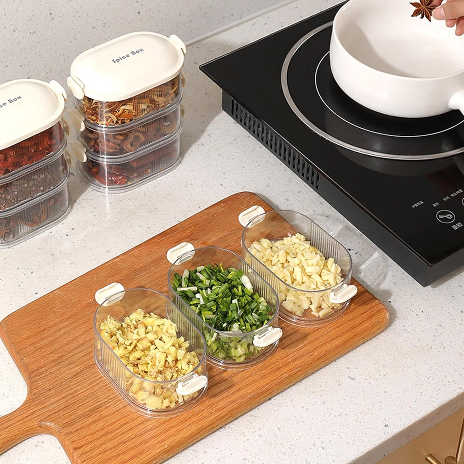 4-Tier Spice Storage Box
