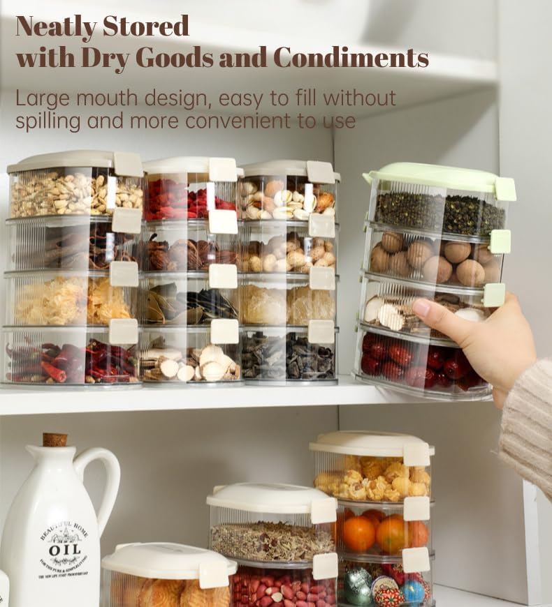 4-Tier Spice Storage Box