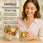Glass Water Jug / Pitcher 1400ml
