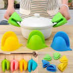 1 Pair Mini Silicone Heat-Resistant Oven Mitts