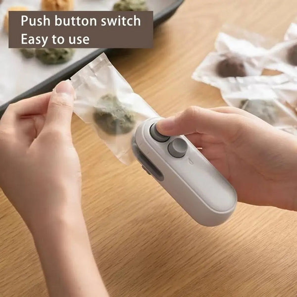 2 in 1 Mini Portable Heat Sealer and Cutter