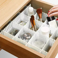 Adjustable Plastic Drawer Divider (4 Piece Set)