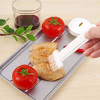 2-in-1 Oil Bottle Dispenser with Silicone Bristle Brush