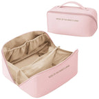 Leather Cosmetic and Travel Bag