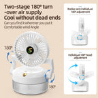 Air Humidifier & Desktop Misting Fan 800ML