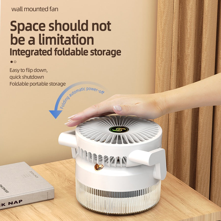 Air Humidifier & Desktop Misting Fan 800ML
