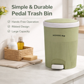 Round Garbage Bin with Step Pedal