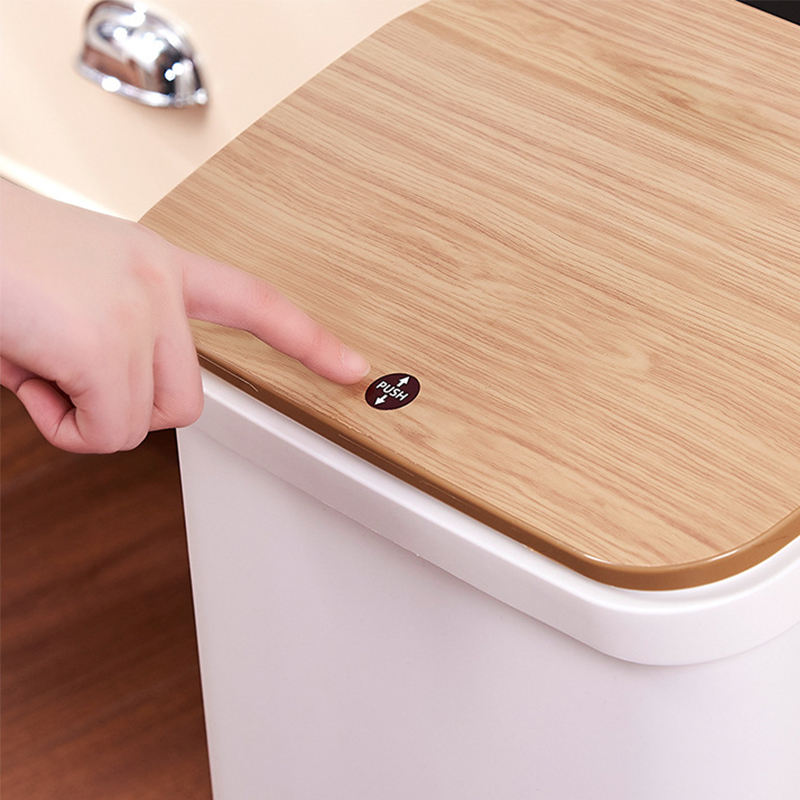 Minimalist Trash Bin with Lid