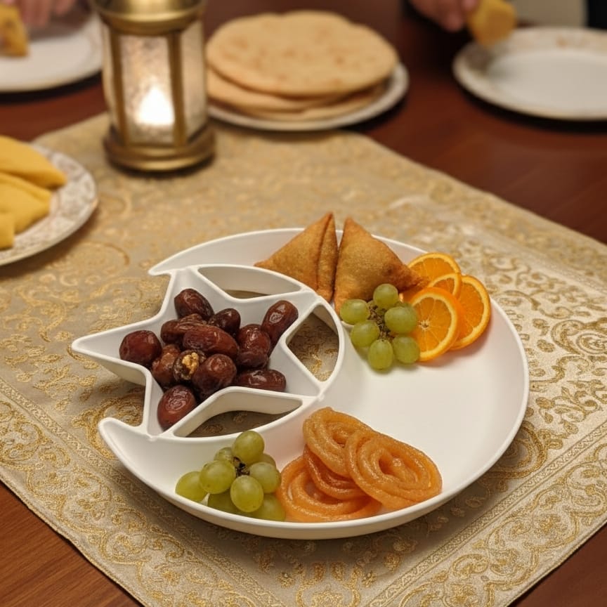 Moon & Star Decorative Serving Plate