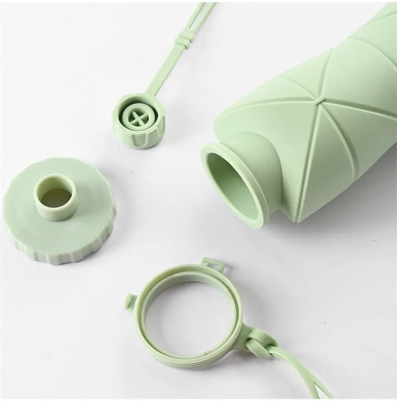 Silicone Collapsible Water Bottle 600ml