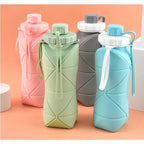 Silicone Collapsible Water Bottle 600ml