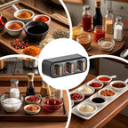 Wall Mounted Seasoning Box Set – Space-Saving Spice & Condiment Storage Container