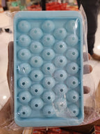 Round Ice Cube Tray with Container