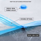 Vacuum Seal Storage Bags (5 pcs) With Pump