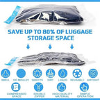 Vacuum Seal Storage Bags (5 pcs) With Pump