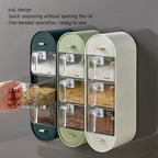 Wall-Mounted Kitchen Spice Rack