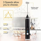 2 In 1 Electric Coffee Beater (Milk Frother And Egg Whisk)