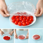 Reusable Elastic Food Storage Covers (Pack of 100)