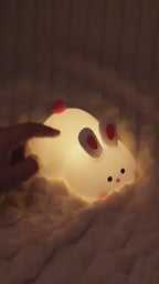 Cute Rabbit Silicone Night Light / Lamp-Soft Touch Tap Control