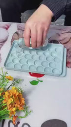 Round Ice Cube Tray with Container