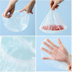 Reusable Elastic Food Storage Covers (Pack of 100)